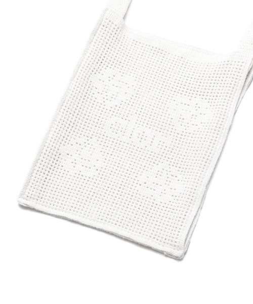 clor(クロル)の「CROCHET MARKET BAG(ショルダーバッグ・レディース・ホワイト/クリーム/ブルー・ONE SIZE)」の8枚目の写真