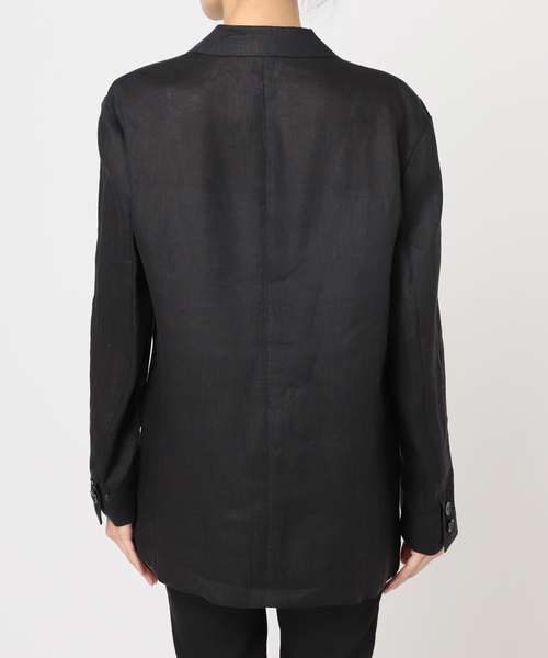 JOURNAL STANDARD（ジャーナルスタンダード）の「《追加2》リネン SB-2B ジャケット（テーラードジャケット・レディース・ブラック/ブラウン・FREE）」の15枚目の写真