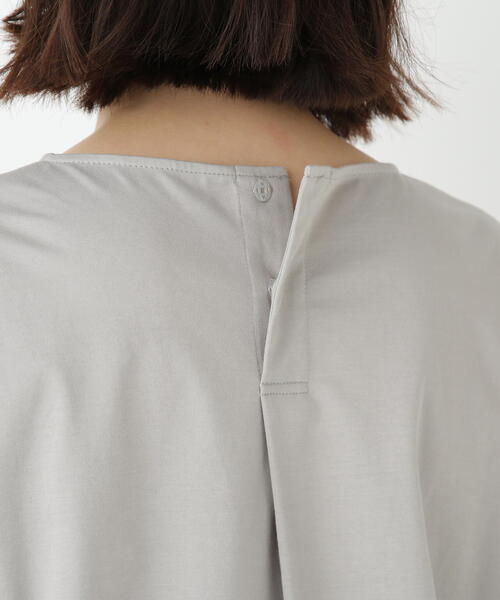 human woman(ヒューマンウーマン)の「◆プレーティング天竺タックスリーブボートネックプルオーバー(Tシャツ/カットソー・レディース・ベージュ系その他2/ブルー・MEDIUM)」の12枚目の写真