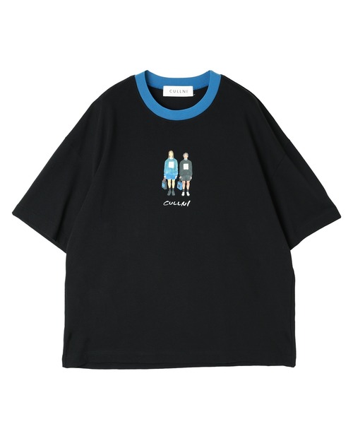 CULLNI × LITTLE FUNNY FACE 『 CULLNI 』Season Look Logo Embroidery Pullover