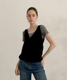 DECADE CLASSIC（ディケイド クラシック）の「DECADE CLASSIC 前後2WAYサマーニットベスト (SS)（その他トップス）」