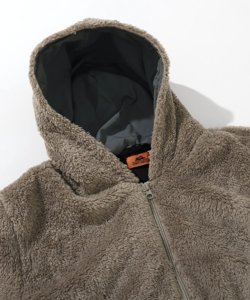 KRIFF MAYER Kid's Collection（クリフメイヤーキッズコレクション）の「耐風ボア袖ラインジャケット（その他アウター・キッズ・ネイビー/セージグリーン/アイボリー/グレイッシュベージュ・170/160/150/140/130/120）」の14枚目の写真