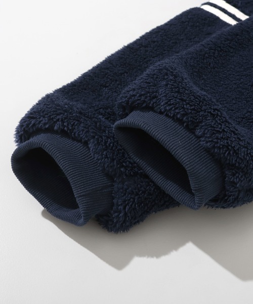 KRIFF MAYER Kid's Collection（クリフメイヤーキッズコレクション）の「耐風ボア袖ラインジャケット（その他アウター・キッズ・ネイビー/セージグリーン/アイボリー/グレイッシュベージュ・170/160/150/140/130/120）」の16枚目の写真