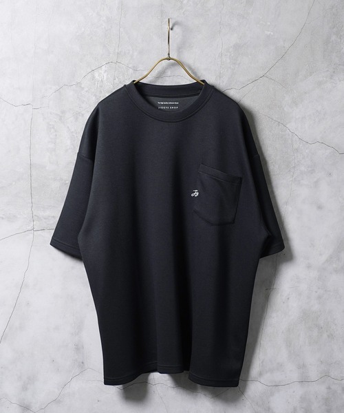 jiggys shop(ジギーズショップ)の「接触冷感 ポケット付き ワンポイント刺繍 半袖Tシャツ カットソー(Tシャツ/カットソー・メンズ・ブルー/ブラック/ホワイト/ベージュ/グレー系その他・MEDIUM/LARGE/X-LARGE)」の7枚目の写真