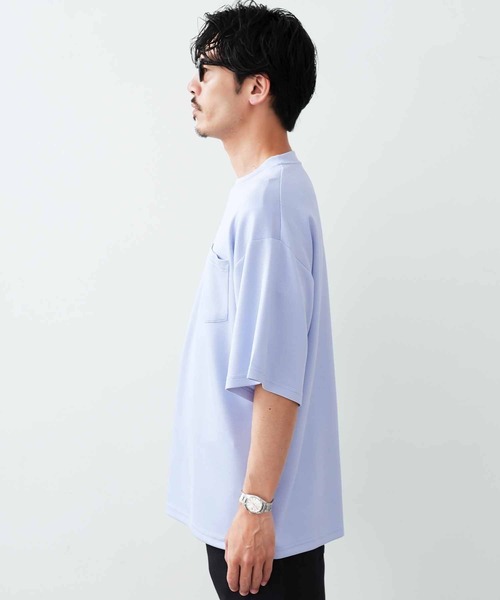 jiggys shop(ジギーズショップ)の「接触冷感 ポケット付き ワンポイント刺繍 半袖Tシャツ カットソー(Tシャツ/カットソー・メンズ・ブルー/ブラック/ホワイト/ベージュ/グレー系その他・MEDIUM/LARGE/X-LARGE)」の19枚目の写真