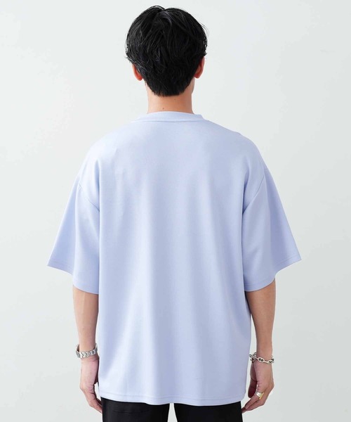 jiggys shop(ジギーズショップ)の「接触冷感 ポケット付き ワンポイント刺繍 半袖Tシャツ カットソー(Tシャツ/カットソー・メンズ・ブルー/ブラック/ホワイト/ベージュ/グレー系その他・MEDIUM/LARGE/X-LARGE)」の20枚目の写真