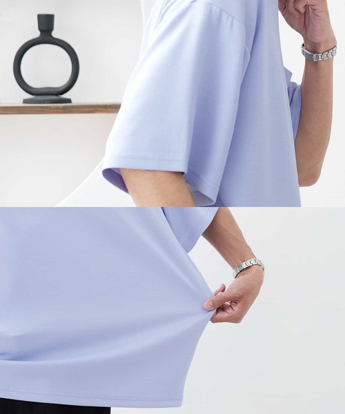 jiggys shop(ジギーズショップ)の「接触冷感 ポケット付き ワンポイント刺繍 半袖Tシャツ カットソー(Tシャツ/カットソー・メンズ・ブルー/ブラック/ホワイト/ベージュ/グレー系その他・MEDIUM/LARGE/X-LARGE)」の22枚目の写真