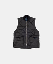 LAVENHAM(xn)Big Quilt Bomber Gilet Mens / rbO Lg {o[ W Y(xXg)
