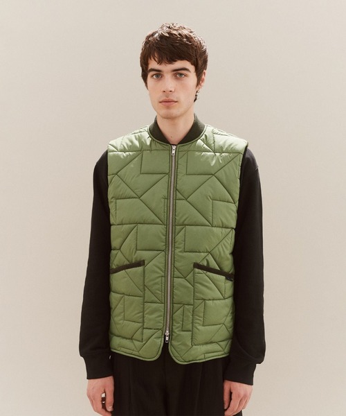 Big Quilt Bomber Gilet Mens / ビッグ キルト ボンバー ジレ メンズ