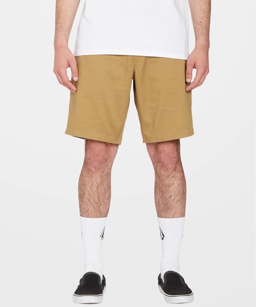 VOLCOM(ボルコム)の「【VOLCOM/ボルコム】Frickin Elastic Waist Shorts/ウエストゴムドローコード付きショートパンツ(その他パンツ・メンズ・ブラック/ダークカーキ・SMALL/MEDIUM/LARGE/X-LARGE)」の14枚目の写真