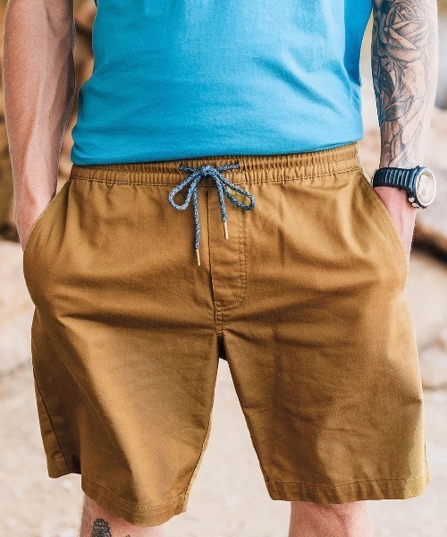 VOLCOM(ボルコム)の「【VOLCOM/ボルコム】Frickin Elastic Waist Shorts/ウエストゴムドローコード付きショートパンツ(その他パンツ・メンズ・ブラック/ダークカーキ・SMALL/MEDIUM/LARGE/X-LARGE)」の18枚目の写真