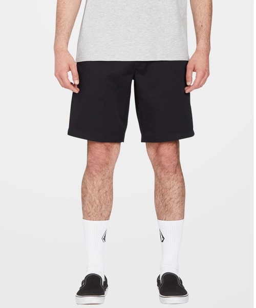 VOLCOM(ボルコム)の「【VOLCOM/ボルコム】Frickin Elastic Waist Shorts/ウエストゴムドローコード付きショートパンツ(その他パンツ・メンズ・ブラック/ダークカーキ・SMALL/MEDIUM/LARGE/X-LARGE)」の3枚目の写真