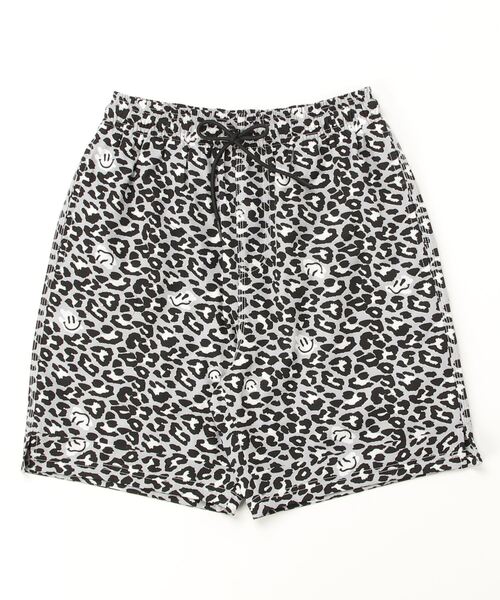 STUD MUFFIN(スタッドマフィン)の「STUD MUFFIN/スタッドマフィン/ストレッチサテン スマイリーレオパードボードショーツ(その他パンツ・メンズ・ブラック/イエロー・2/3/4)」の7枚目の写真