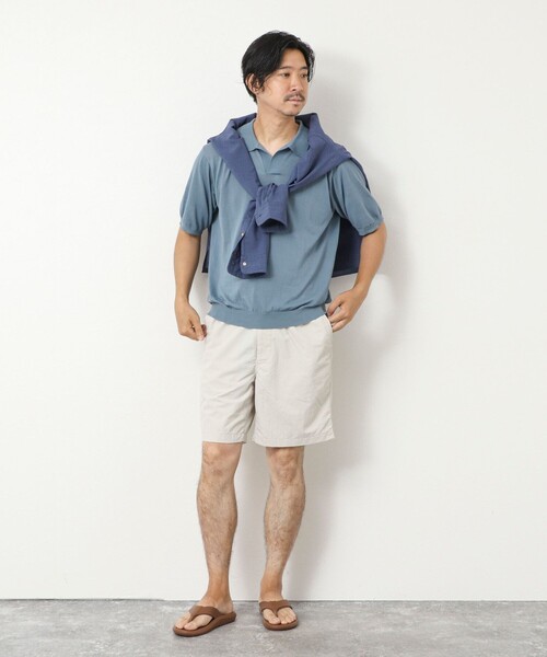 NOLLEY’S（ノーリーズ）の「撥水ナイロンショートパンツ（その他パンツ・メンズ・ブラック/ライトグレー/ブルー・M/L/S）」の22枚目の写真