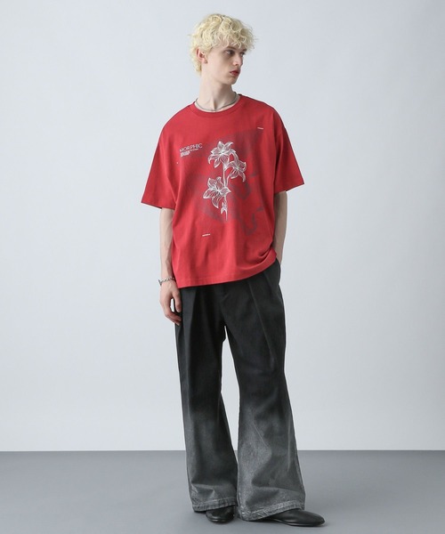 HARE（ハレ）の「グラデハクデニムパンツ(HARE)（デニムパンツ・メンズ・ブルー系/ブラック系・SMALL/MEDIUM）」の3枚目の写真