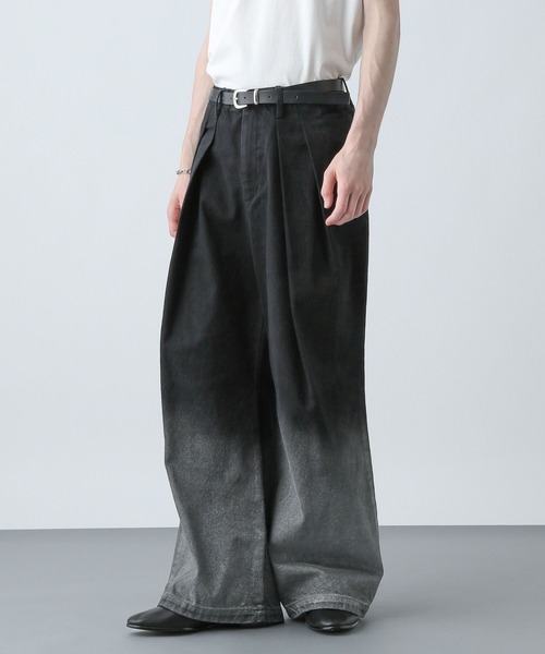 HARE（ハレ）の「グラデハクデニムパンツ(HARE)（デニムパンツ・メンズ・ブルー系/ブラック系・SMALL/MEDIUM）」の7枚目の写真