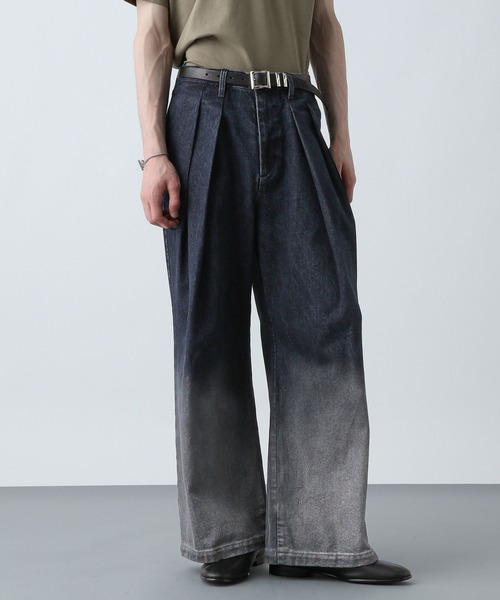 HARE（ハレ）の「グラデハクデニムパンツ(HARE)（デニムパンツ・メンズ・ブルー系/ブラック系・SMALL/MEDIUM）」の10枚目の写真