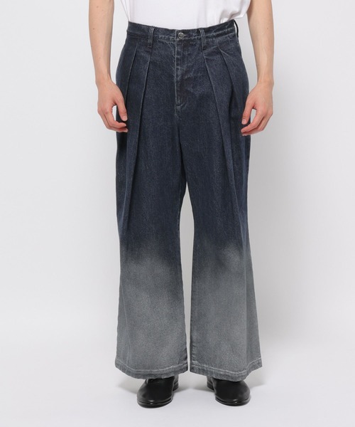 HARE（ハレ）の「グラデハクデニムパンツ(HARE)（デニムパンツ・メンズ・ブルー系/ブラック系・SMALL/MEDIUM）」の11枚目の写真