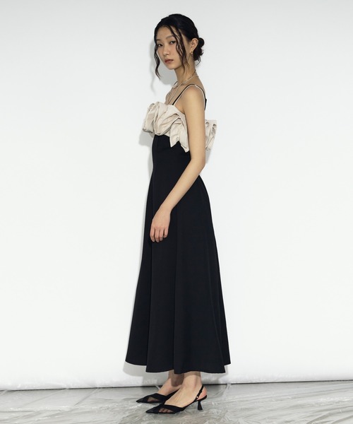 セール】2P frill bustier タックキャミドレス（ワンピース）｜Ezick