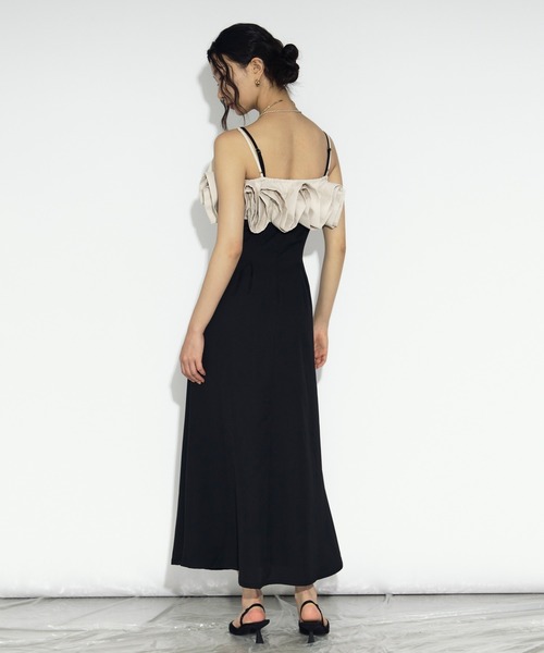 2P frill bustier タックキャミドレス（ワンピース）｜Ezick（エジック