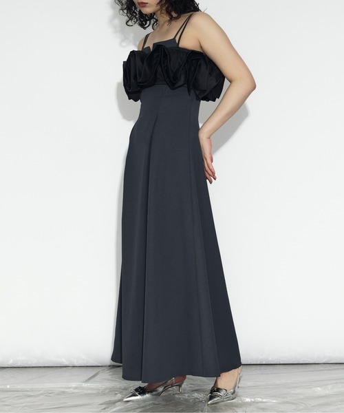 セール】2P frill bustier タックキャミドレス（ワンピース）｜Ezick