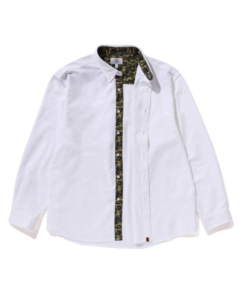 A BATHING APE（アベイシングエイプ）の「ABC CAMO ONE POINT SHIRT（シャツ/ブラウス・メンズ・ピンク/ホワイト/サックスブルー・MEDIUM/LARGE/X-LARGE/XX-LARGE/SMALL）」の4枚目の写真