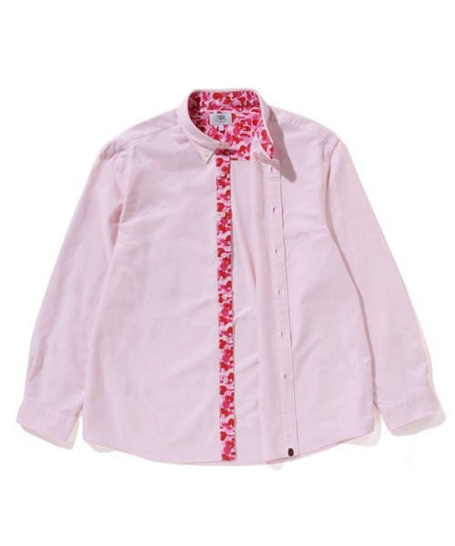 A BATHING APE（アベイシングエイプ）の「ABC CAMO ONE POINT SHIRT（シャツ/ブラウス・メンズ・ピンク/ホワイト/サックスブルー・MEDIUM/LARGE/X-LARGE/XX-LARGE/SMALL）」の6枚目の写真