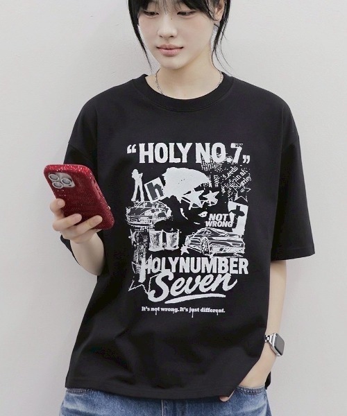 non-no 神回 セール】【HOLY NUMBER 7】Graphics Archive Short Sleeve T-Shirt 5
