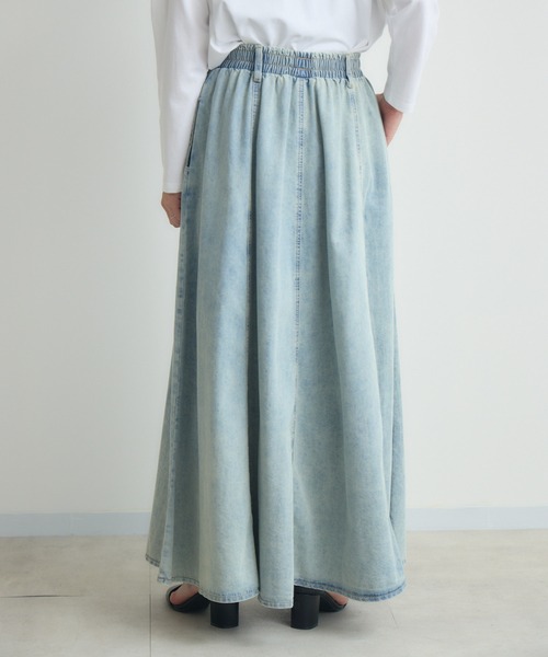 Paradise Picnic（パラダイスピクニック）の「デニムフレアスカート（デニムスカート・レディース・ブルー・FREE）」の11枚目の写真