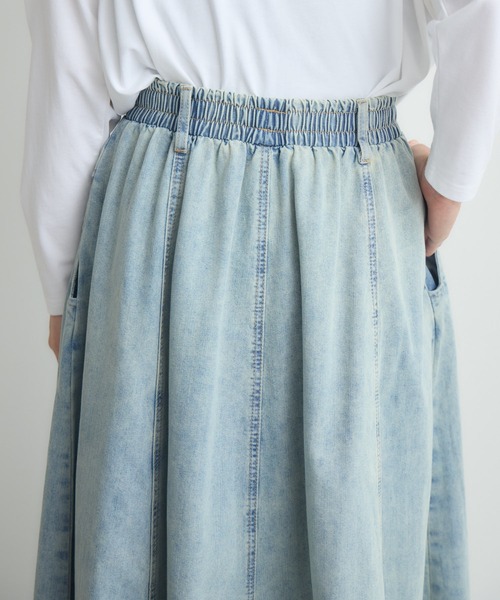 Paradise Picnic（パラダイスピクニック）の「デニムフレアスカート（デニムスカート・レディース・ブルー・FREE）」の12枚目の写真