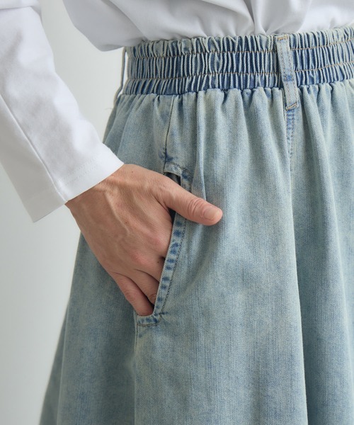 Paradise Picnic（パラダイスピクニック）の「デニムフレアスカート（デニムスカート・レディース・ブルー・FREE）」の14枚目の写真