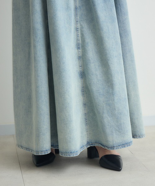 Paradise Picnic（パラダイスピクニック）の「デニムフレアスカート（デニムスカート・レディース・ブルー・FREE）」の15枚目の写真