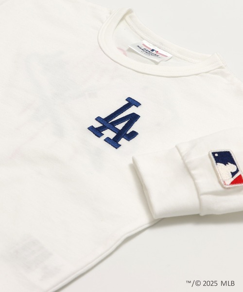 MLB（メジャーリーグベースボール）の「〈MLB〉刺繍ロゴ バックプリント 長袖Tシャツ（Tシャツ/カットソー・キッズ・ブラック/オートミール/ネイビー/ホワイト/ブラウン・90cm/100cm/110cm/120cm/130cm/140cm/150cm/160cm）」の17枚目の写真