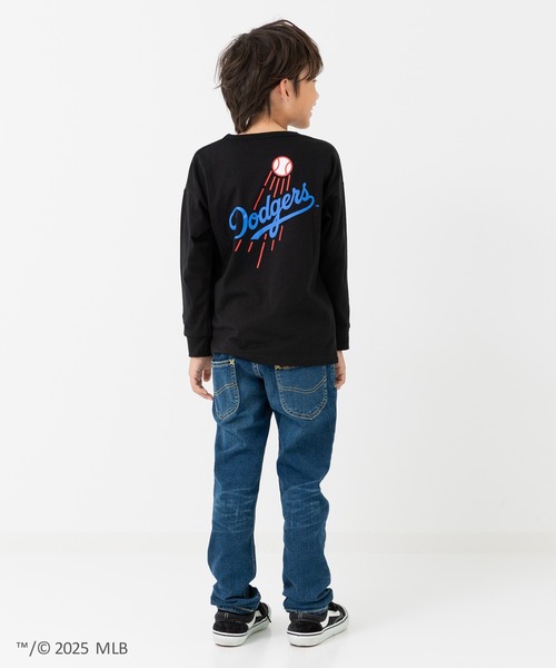 MLB（メジャーリーグベースボール）の「〈MLB〉刺繍ロゴ バックプリント 長袖Tシャツ（Tシャツ/カットソー・キッズ・ブラック/オートミール/ネイビー/ホワイト/ブラウン・90cm/100cm/110cm/120cm/130cm/140cm/150cm/160cm）」の20枚目の写真