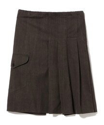 HAVERSACK（ハバーザック）の「HAVERSACK / ツイル ブラック スカート（スカート）」