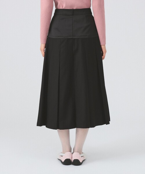 Ray BEAMS（レイビームス）の「キリカエ プリーツ スカート（スカート・レディース・シルバー/ブラック・1/0）」の18枚目の写真