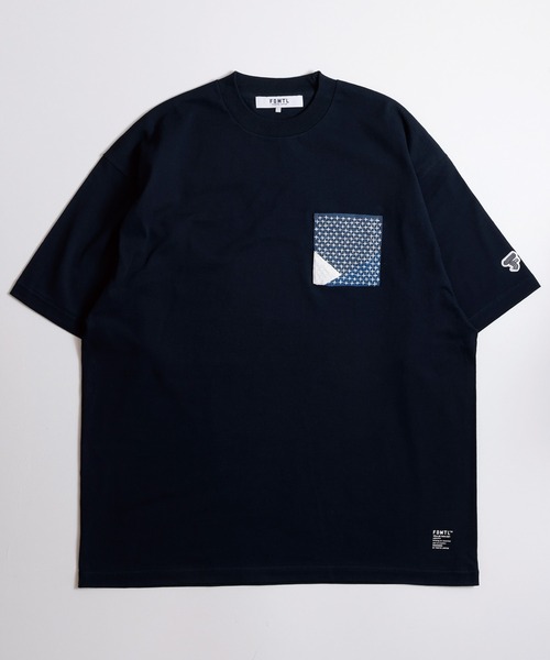 FDMTL(ファンダメンタル)の「FDMTL/ファンダメンタル/ORIGAMI TEE(Tシャツ/カットソー・メンズ・ホワイト/ネイビー・4/3/2)」の1枚目の写真