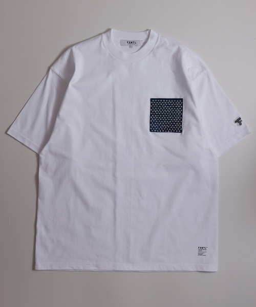 FDMTL(ファンダメンタル)の「FDMTL/ファンダメンタル/ORIGAMI TEE(Tシャツ/カットソー・メンズ・ホワイト/ネイビー・4/3/2)」の2枚目の写真