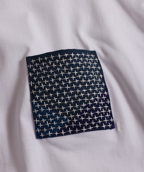 FDMTL(ファンダメンタル)の「FDMTL/ファンダメンタル/ORIGAMI TEE(Tシャツ/カットソー・メンズ・ホワイト/ネイビー・4/3/2)」の6枚目の写真