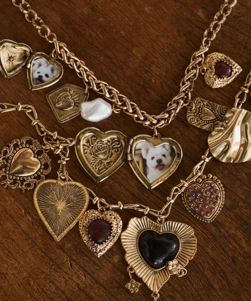 Unitage(ユニテージ)の「アンティークモチーフ2連ネックレス(ネックレス・レディース・ゴールド・FREE)」の2枚目の写真