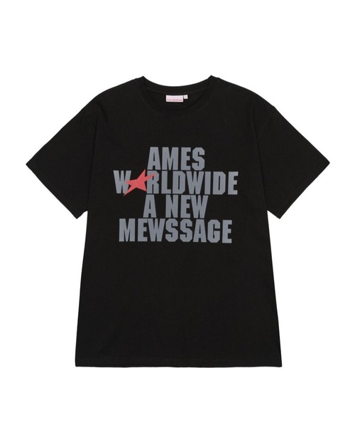 tシャツ 「UNISEX」AMES WORLDWIDE ／BOLD TYPO Ｔ レディース メンズ UNISEX】AMES WORLDWIDE ／BOLD TYPO T（Tシャツ/カットソー