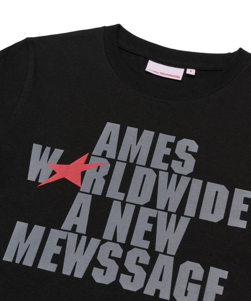 UNISEX】AMES WORLDWIDE ／BOLD TYPO T（Tシャツ/カットソー