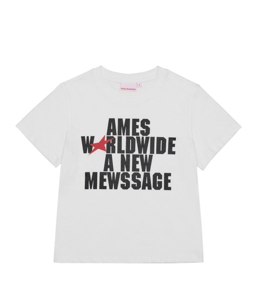 tシャツ 「UNISEX」AMES WORLDWIDE ／BOLD TYPO Ｔ レディース メンズ UNISEX】AMES WORLDWIDE ／BOLD TYPO T（Tシャツ/カットソー