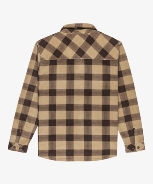 Quiksilver(クイックシルバー)の「BERING STRAIT CHECK /クイックシルバーチェック柄フリース長袖シャツ(シャツ/ブラウス・メンズ・ブラック/ベージュ/ブルー・LARGE/X-LARGE/MEDIUM)」の11枚目の写真