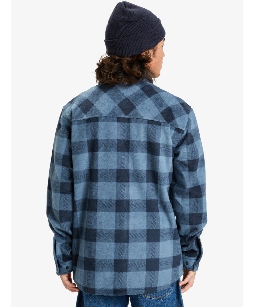 Quiksilver(クイックシルバー)の「BERING STRAIT CHECK /クイックシルバーチェック柄フリース長袖シャツ(シャツ/ブラウス・メンズ・ブラック/ベージュ/ブルー・LARGE/X-LARGE/MEDIUM)」の18枚目の写真