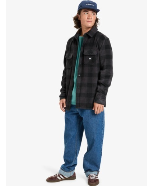 セール】BERING STRAIT CHECK /クイックシルバーチェック柄フリース