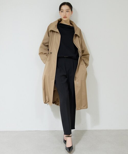 [未使用]ガリャルダガランテ　2023AW　ウォータープルーフコート　ブラック ガリャルダガランテ GALLARDAGALANTE ウォータープルーフコート