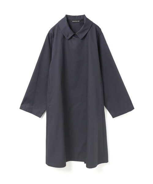 mizuiroind（ミズイロインド）の「mizuiro ind トレンチライクコート（トレンチコート・レディース・ブラック/ネイビー/ベージュ/チャコールグレー・FREE）」の4枚目の写真