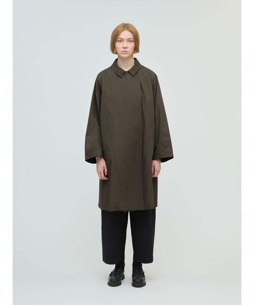 mizuiroind（ミズイロインド）の「mizuiro ind トレンチライクコート（トレンチコート・レディース・ブラック/ネイビー/ベージュ/チャコールグレー・FREE）」の2枚目の写真