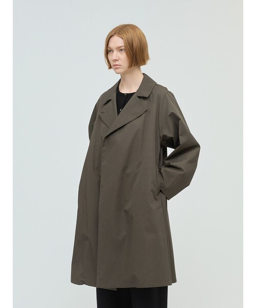 mizuiroind（ミズイロインド）の「mizuiro ind トレンチライクコート（トレンチコート・レディース・ブラック/ネイビー/ベージュ/チャコールグレー・FREE）」の14枚目の写真